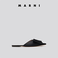 Marni2021新款早春系列女士丝缎时装凉鞋