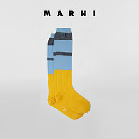 Marni2021新款早春系列拼色针织女袜