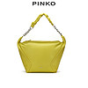 PINKO2021春夏新品羊皮拼接绑带单肩腋下飞鸟包燕子包1P2234Y6Y7