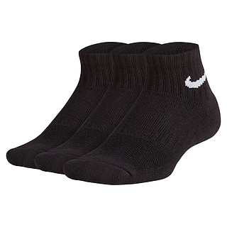 Nike耐克官方 EVERYDAYCUSHIONED ANKLE大童运动童袜3双SX6844