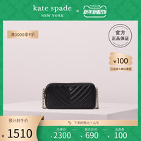 kate spade ks amelia 双拉链迷你女士羊皮革通勤单肩斜挎包