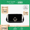 kate spade ks  nicola 丝绒桃心旋锁风琴翻盖设计经典优雅斜挎包