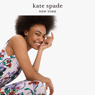 kate spade ks mainline 奇幻花园印花无袖连衣裙