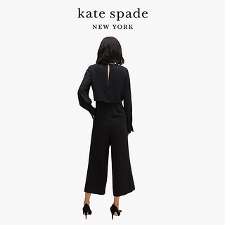 kate spade ks 女士精选黑色正面系带连身衣