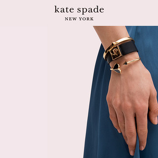 kate spade ks heritage spade 女士小巧精致经典桃心旋锁手镯