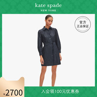 kate spade ks 女士经典牛仔衬衫连衣裙时尚俏皮简约休闲