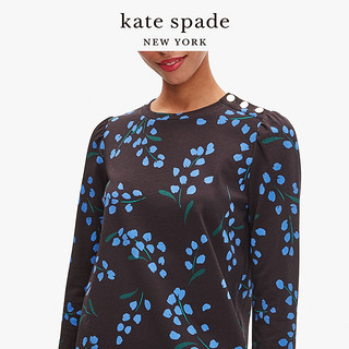 kate spade ks 女士拼色休闲简洁海风花卉时尚直筒连衣裙