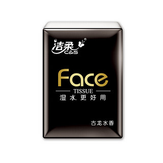 C&S 洁柔 黑Face系列 手帕纸 4层*6片*108包 古龙水香