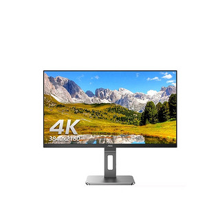 AOC 冠捷 U系列 U28P2U/BS 28英寸 IPS FreeSync 显示器（3840×2160、60Hz、119%sRGB）