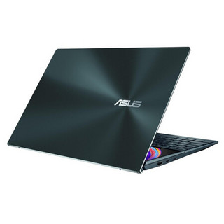 ASUS 华硕 灵耀X双屏 十一代酷睿版 14.0英寸 轻薄本 爵士蓝（酷睿i7-1165G7、MX450、16GB、512GB SSD、1080P、60Hz）