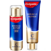 Colgate 高露洁 高纯度氨基酸精华护龈 牙膏漱口水套装（奇绩修护牙膏1支101g+漱口水1支)  深洁护龈修复