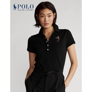 Ralph Lauren/拉夫劳伦女装 2020年冬季修身版型Polo小熊Polo衫21917 001-黑色 XL