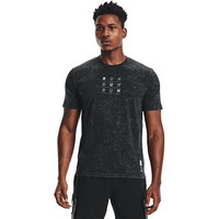 安德玛官方UA Anywhere男子跑步短袖T恤Under Armour1361643 黑色001 L