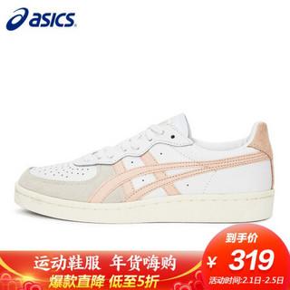 Onitsuka Tiger/鬼塚虎时尚轻便休闲鞋1182A076 GSM女款板鞋 白色/粉色 38