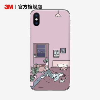 3M 原创手机贴纸苹果创意背膜 Cat and Boy_Koke iPhone 11 Pro