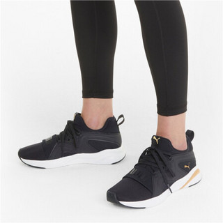 PUMA 彪马 Softride Rift 女子跑鞋 195068-01 黑色/金色 35.5