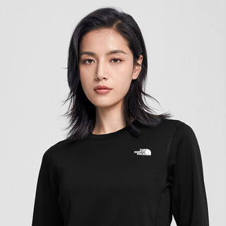 TheNorthFace北面紧身衣女户外吸湿排汗上新|3SG5 JK3/黑色 M