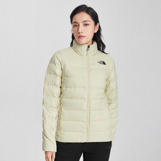 TheNorthFace北面羽绒服女户外保暖防泼水上新|4U7W RB6/米白色 XL