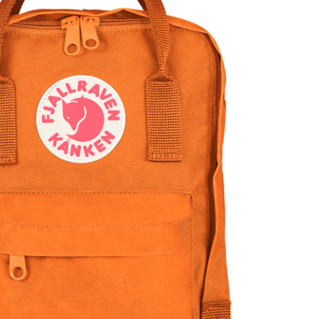 FJÄLLRÄVEN 北极狐 Kanken Mini系列 男女款休闲运动双肩包 23561 212 深橙黄色 7L