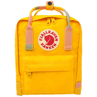 FJÄLLRÄVEN 北极狐 Kanken Mini系列 男女款休闲运动双肩包 23561 141/905 暖黄/幻彩 7L