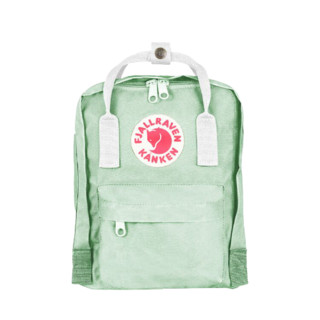 FJÄLLRÄVEN 北极狐 Kanken Mini系列 男女款休闲运动双肩包 23561 600-106 薄荷绿/冷白色 7L