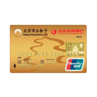 BRCB 北京农商银行 公务系列 信用卡金卡