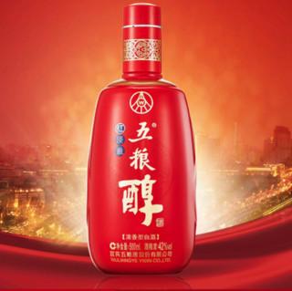 WULIANGYE 五粮液 五粮醇 红淡雅 42%vol 浓香型白酒 500ml*6瓶 整箱装