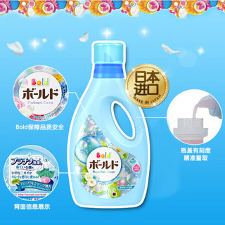 日本进口 花香子Bold 洗衣液 花果香850g/瓶 宝洁手洗机洗去污渍护色柔顺剂衣物清洁非袋装