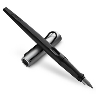 LAMY 凌美 钢笔 JOY喜悦系列 银帽黑杆 1.5mm 礼盒装