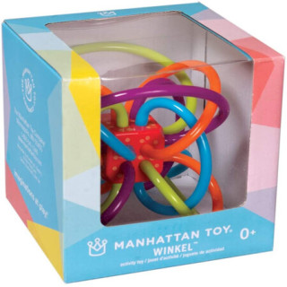 曼哈顿Manhattan Toy球婴儿牙胶手抓球 宝宝安抚奶嘴磨牙棒 牙咬胶咬咬乐 宝宝安抚玩具 早教摇铃玩具 经典款