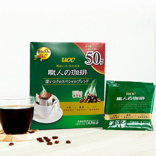 UCC 悠诗诗 职人 滴滤式挂耳咖啡 深厚浓郁 350g