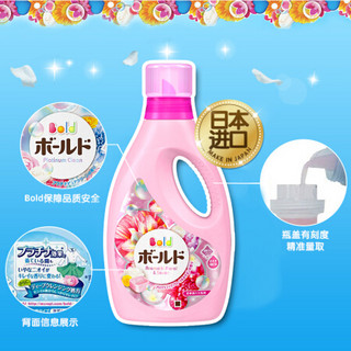 日本进口 花香子Bold 洗衣液 樱花香850g/瓶 宝洁手洗机洗去污渍护色柔顺剂衣物清洁非袋装