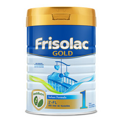 Friso 美素佳儿 lac美素力新加坡版婴儿配方奶粉1段 0-6个月 900g添加HMO