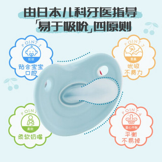 进口超市贝亲（Pigeon）FunFriends系列安抚奶嘴 6月+ L号 樱桃图案 婴幼儿安睡硅胶安抚奶嘴 日本原装进口