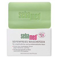 进口超市 德国进口 施巴（Sebamed）滋润洁肤皂150g 洗脸沐浴香皂 孕妇可用洁面皂 绿皂 温和清洁去油 无皂碱