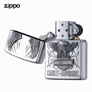 美国进口之宝（ZIPPO）防风煤油打火机不含油 哈雷雄鹰 品牌直供原装正版