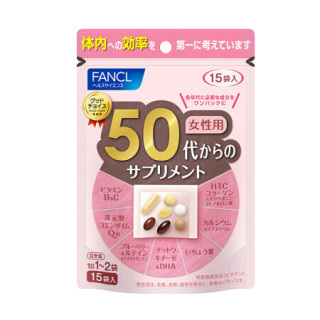 日本进口芳珂fancl维生素女性50代营养包vcvbve鱼油钙叶黄素 15日量 报价价格评测怎么样 什么值得买