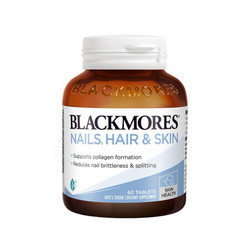BLACKMORES 澳佳宝 美容养颜 胶原蛋白片 美肤亮甲护发配方 60片 澳洲进口