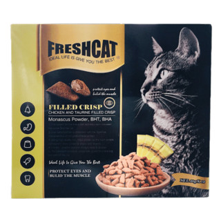 Myfoodie 麦富迪 freshcat 福瑞诗 猫零食猫夹心酥宠物猫饼干奖励零食薄荷磨牙洁齿 鸡肉牛磺酸20G