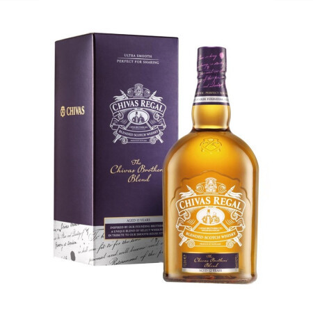 GDF会员购：CHIVAS 芝华士 兄弟纪念版12年调和苏格兰威士忌 40%vol 1L