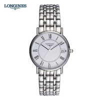 浪琴 ( LONGINES) 瑞士手表 瑰丽系列 轻奢儒雅 白色表盘钢带 石英女表L4.819.4.11.6