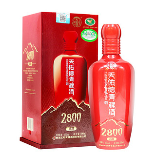 Tian youde 天佑德 青稞酒 高原 2800 46%vol 清香型白酒 500ml 单瓶装