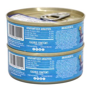佰芙咔蔻猫罐头新西兰进口猫湿粮 猫罐头 猫咪主食罐头 羊肉三文鱼85g