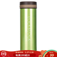 乐扣乐扣 真空迷你保温杯儿童保温壶情侣水杯不锈钢便携杯子茶杯可定制刻字 绿色300ml