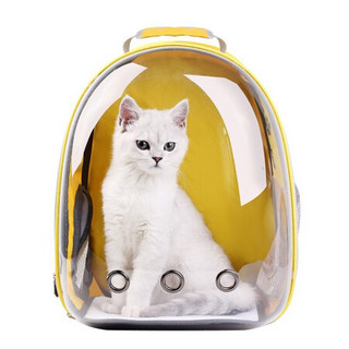 猫包太空舱猫背包全透明宠物包外出便携包猫咪旅行包狗狗外出猫笼子 全透明太空包：