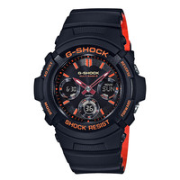 CASIO 卡西欧 CITY BATTLE系列 46.4毫米石英腕表 AWG-M100SBR-1A