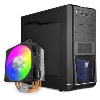 COOLER MASTER 酷冷至尊 毁灭者系列 毁灭者U3 ATX机箱 非恻透 黑色 +暴雪T400 风冷散热器