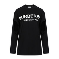 BURBERRY 博柏利 女士圆领长袖T恤 80256631 黑色 XXS