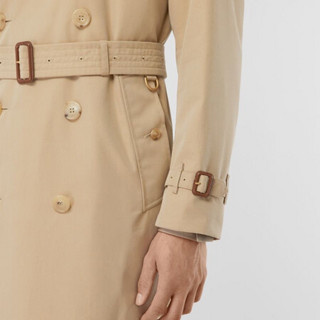 BURBERRY 博柏利 Heritage系列 Trench 男士中长款风衣 肯辛顿版型 40734831 蜜色 58