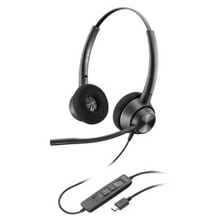 Plantronics 缤特力 EncorePro 320 耳罩式头戴式有线耳机